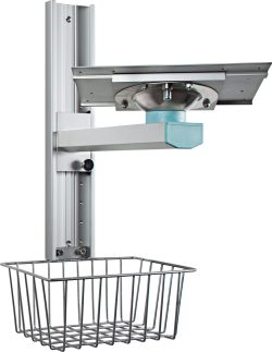 Ematech Concept Monitor Shelf Wall Type with Basket