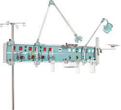 Ematech concept Horizontal Intensive Care Unit- Aliminum Rail